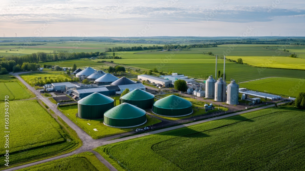 Industrial biogas